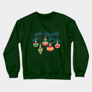 christmas ornaments Crewneck Sweatshirt